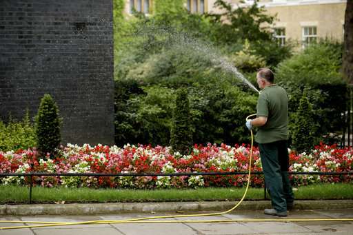 Millions in UK face water restrictions amid hot, dry weather