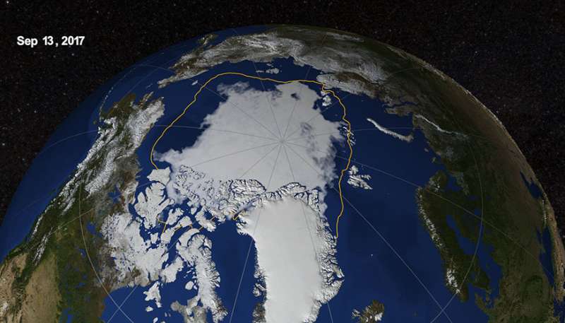 Models show natural swings in the Earth’s climate contribute to Arctic sea ice loss