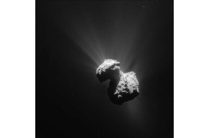 Molecular oxygen in comet's atmosphere not created on its surface
