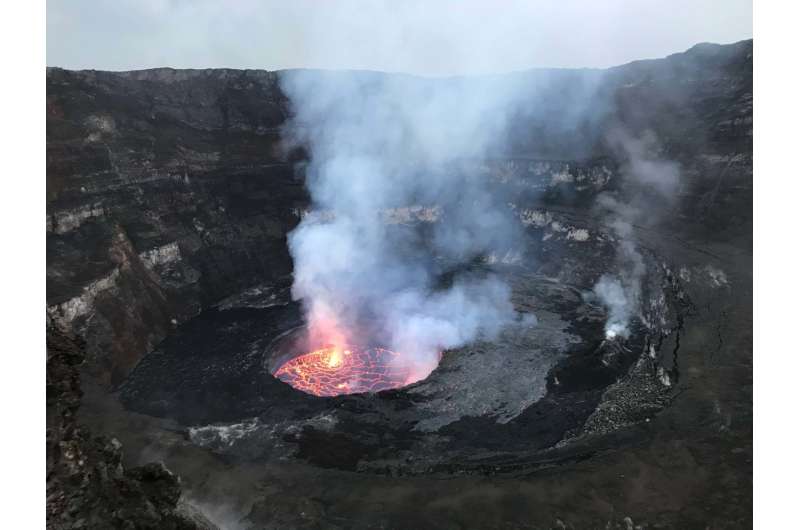 Monitoring lava lake levels in Congo volcano