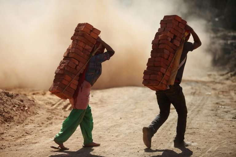 Most workers live in shacks around the factories. As bonded labourers, the next generation of workers are literally born into th