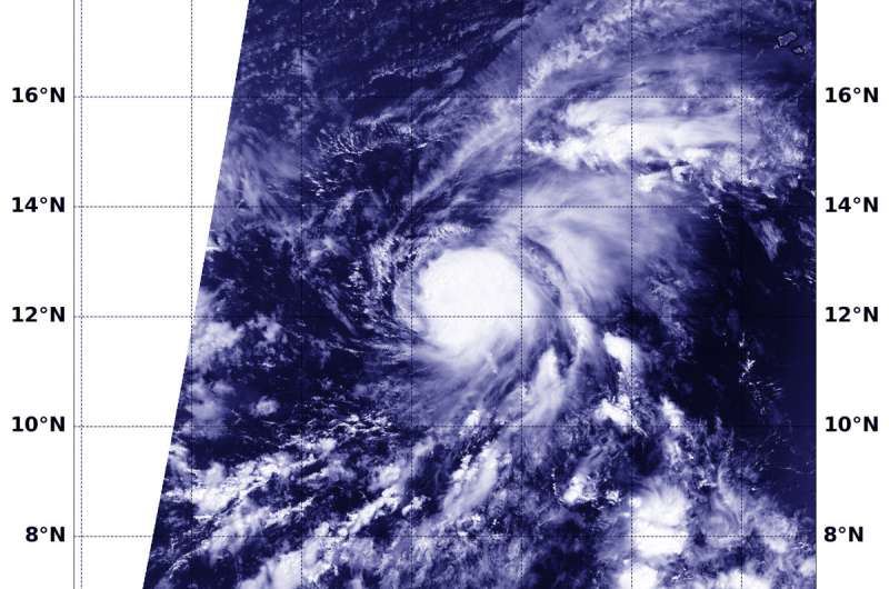 NASA finds Nadine a compact tropical storm