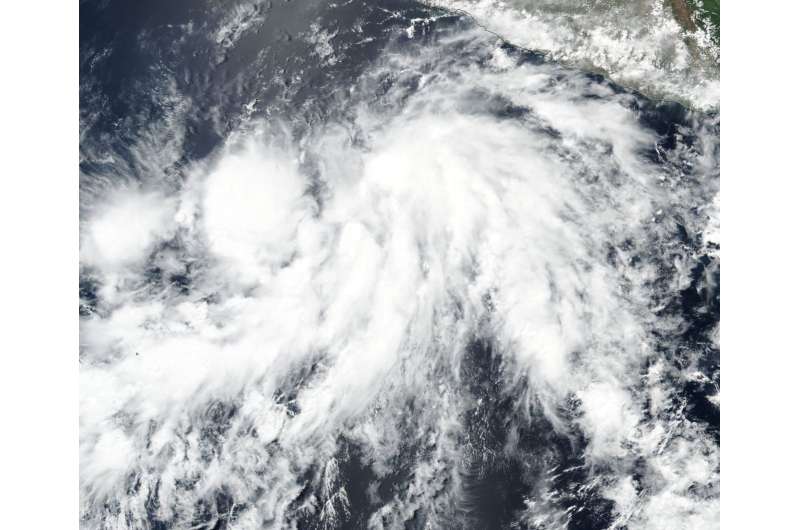 NASA observes the formation of Tropical Storm Aletta