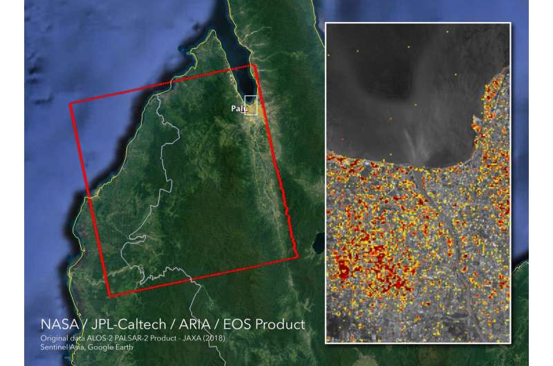 NASA's ARIA maps Indonesia quake, tsunami damage