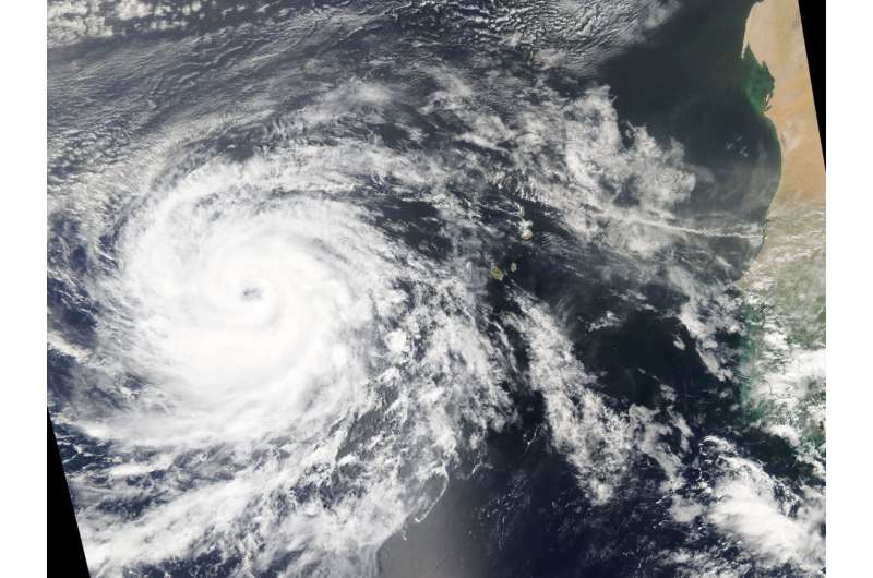 NASA sees an organized Hurricane Helene near Africa
