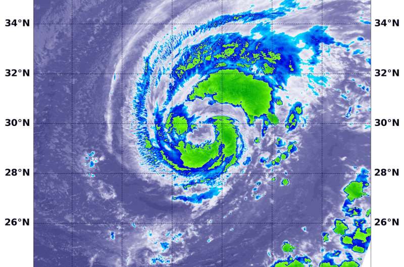 NASA sees Atlantic's Leslie become a hurricane