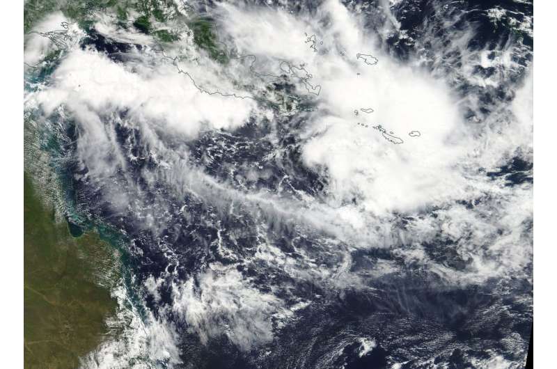 NASA still eyeing ex-Tropical Cyclone Iris' remnants