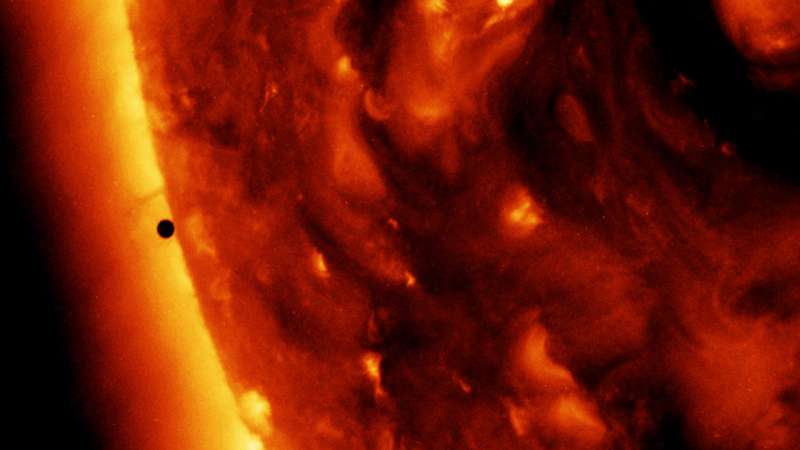 NASA team studies middle-aged sun by tracking motion of Mercury