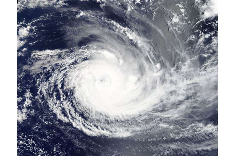 NASA tracks major Tropical Cyclone Cebile in Southern Indian Ocean