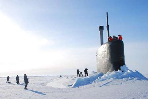 Navy starts under-ice submarine exercise off Alaska's coast