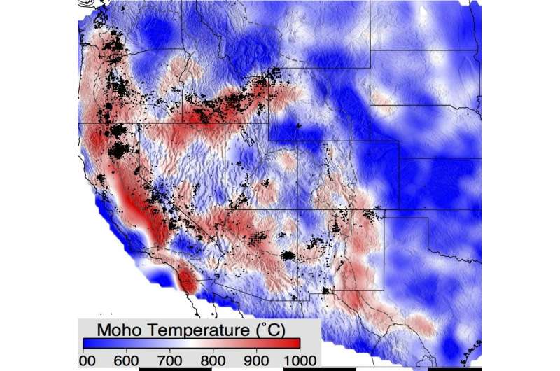 New details emerge on temperature, mobility of earth's lower crust in Rocky Mountains