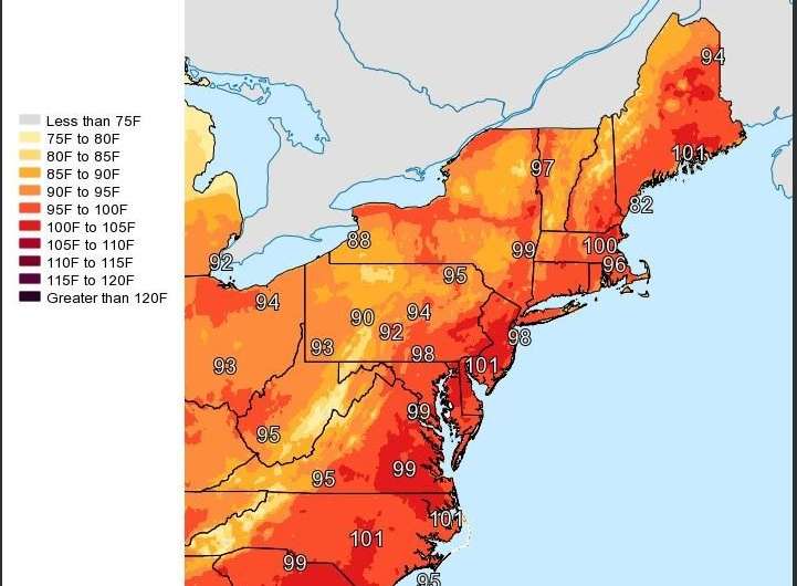 New study predicts warming climate will drive thousands to ER for heat illness