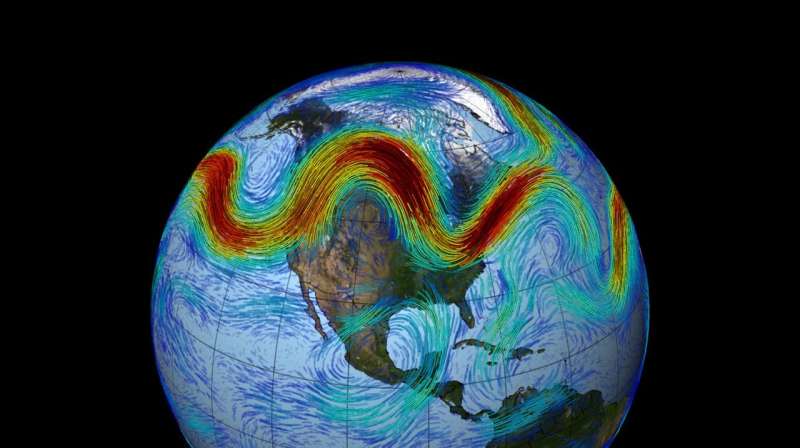 New theory finds 'traffic jams' in jet stream cause abnormal weather patterns