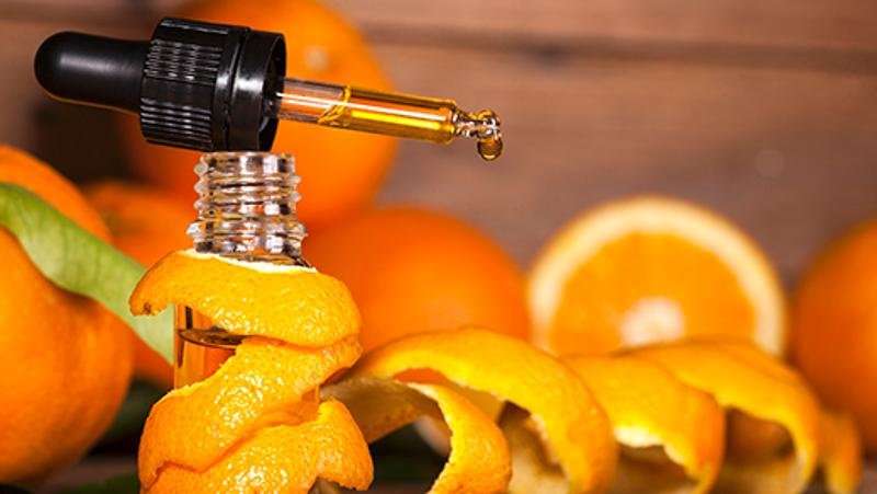 Orange, tea tree & eucalyptus oils sweeten diesel fumes