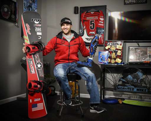 Paralympic snowboarder designs innovative gear -- for rivals