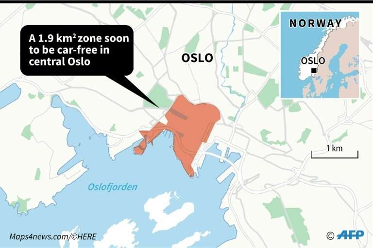 Part of central Oslo to go car-free