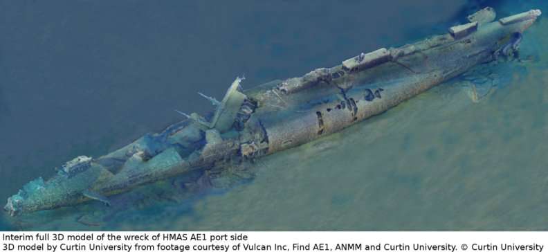 Photographic processing unlocks more secrets from HMAS AE1 shipwreck