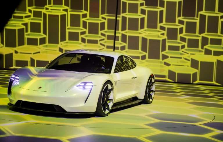 Porsche's flagship Mission E electric sports car is scheduled to hit the roads in late 2019
