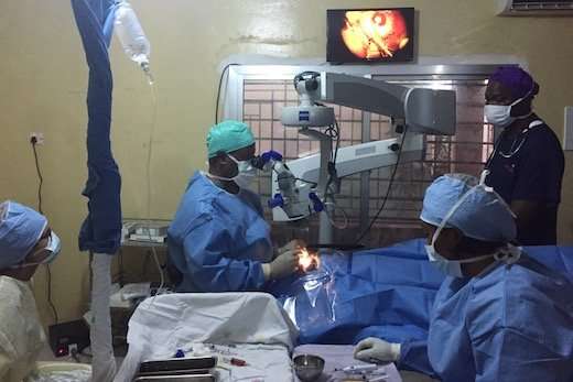Post-Ebola cataract surgery can safely restore vision