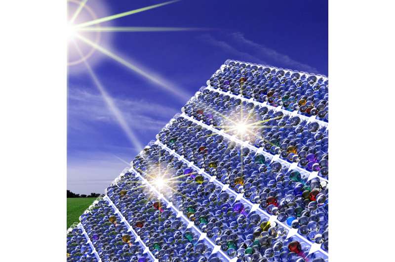 Psst! A whispering gallery for light boosts solar cells