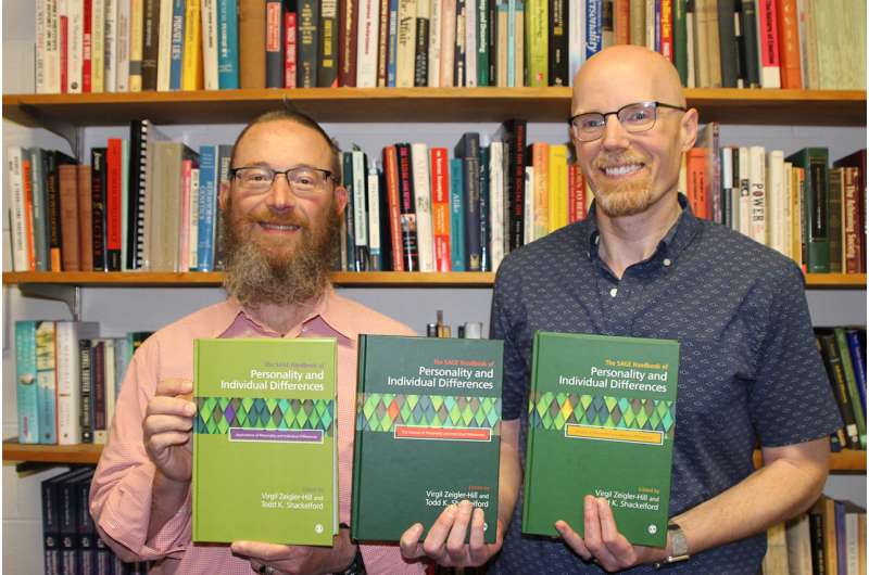 Psychology professors’ book on personality sets ‘new standard’ in the field
