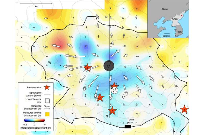 Radar reveals details of mountain collapse after North Korea's most recent nuclear test