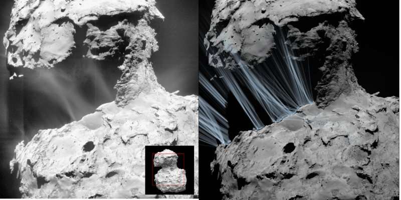 Rosetta unravels formation of sunrise jets