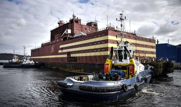 Russia unveils the first ever floating nuclear power plant in Murmansk