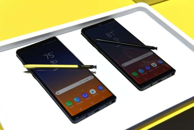 Samsung's Galaxy Note 9 has received favourable reviews and the electronics giant is due to launch a new line up of its flagship
