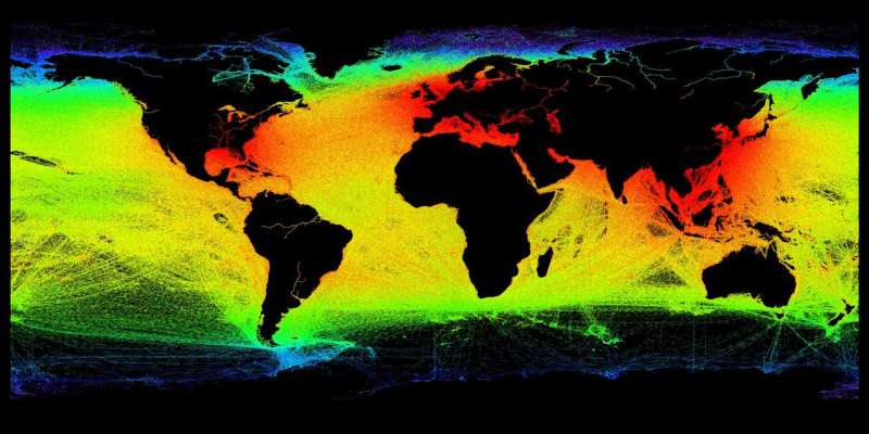 Satellites paint a detailed picture of maritime activity