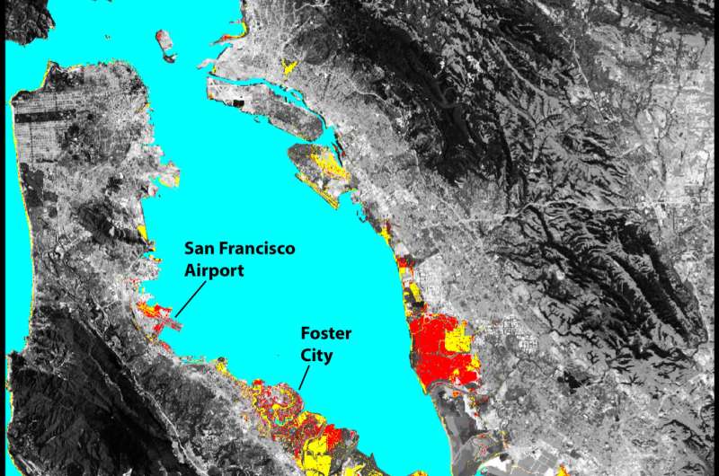 Sinking land will exacerbate flooding from sea level rise in Bay Area