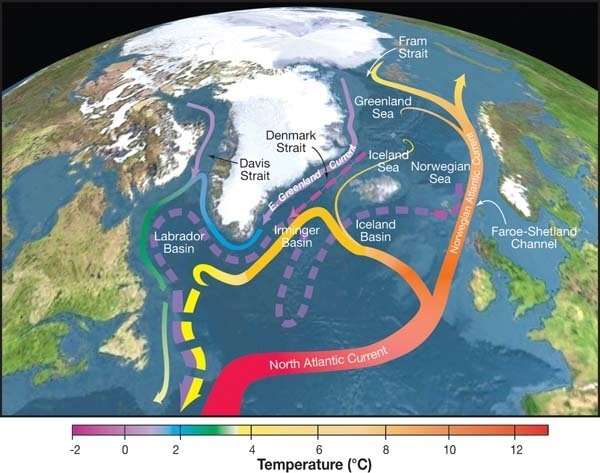 Sluggish ocean currents caused European heat wave some 12,000 years ago