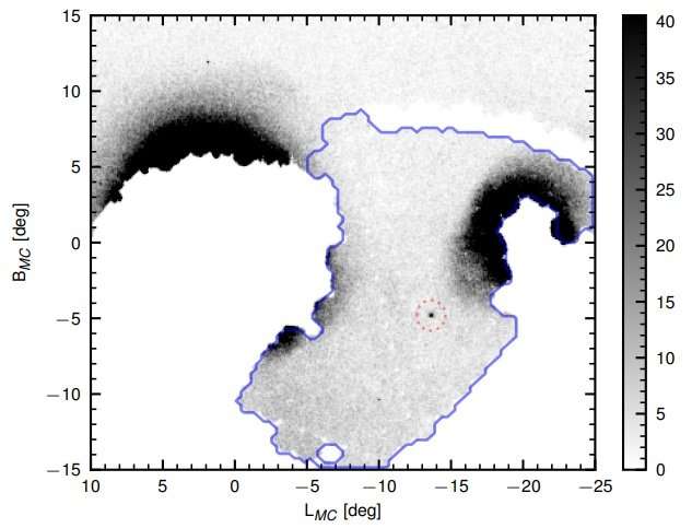 Snake in the Clouds: Astronomers discover a new dwarf galaxy in the Magellanic Bridge