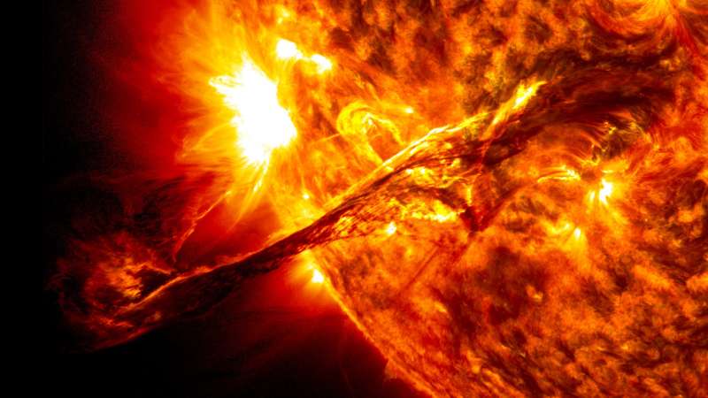 Space weather threatens high-tech life