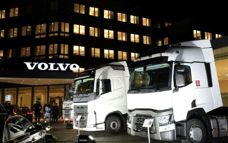 Strong global demand for trucks drove sales at Swedish maker Volvo last year