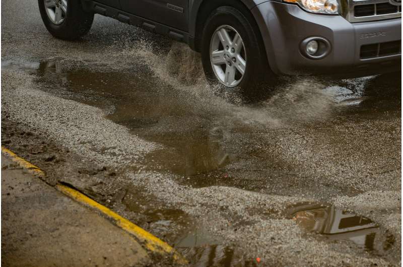 Temperature swings could cause pothole problems for drivers