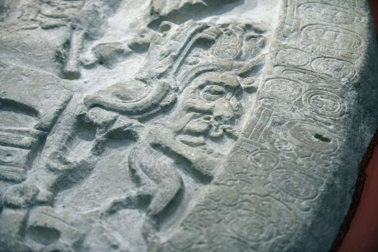 The 1,500-year-old altar displays an engraving of the Mayan king Chak Took Ich'aak