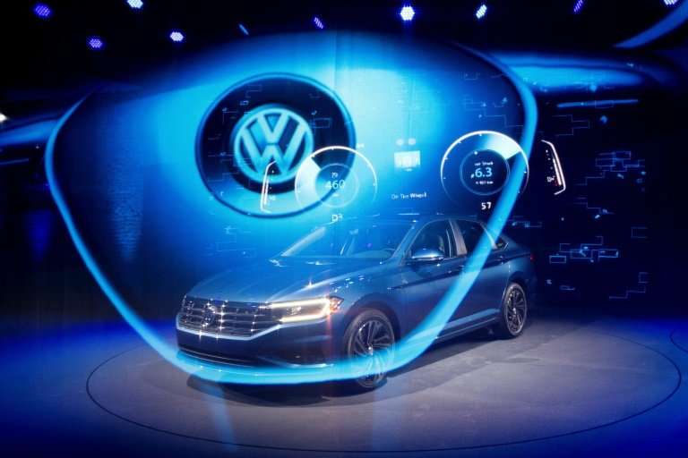 The 2019 Volkswagen Jetta R-Line is introduced during the 2018 North American International Auto Show in Detroit