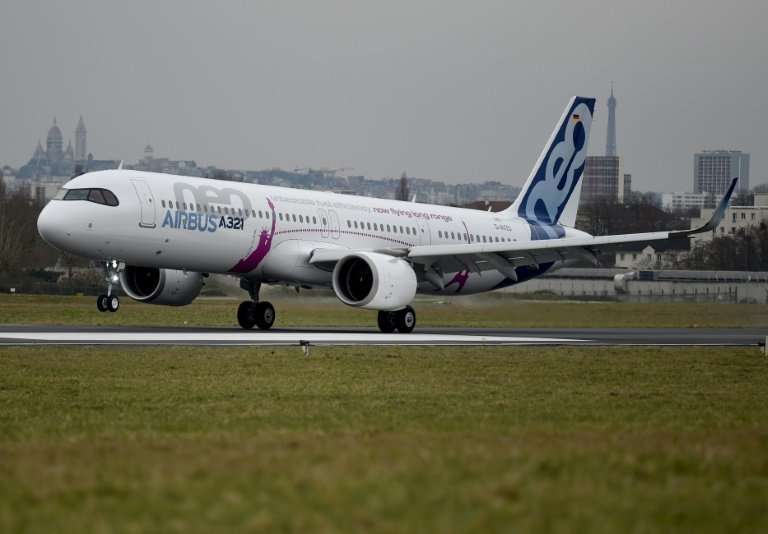The Airbus A321 neo LR(long range) test plane is making its maiden flight across the Atlantic on Tuesday
