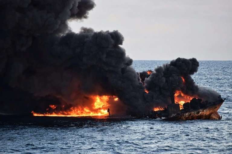 The crude tanker Sanchi went under in a ball of flames last month, sparking concerns it could lead to a massive environmental ca