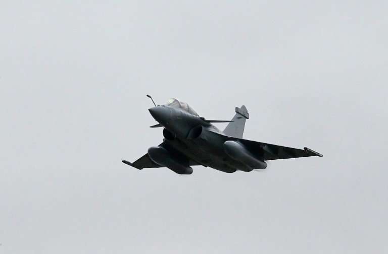 The Dassault Rafale fighter is in service in the French Air Force