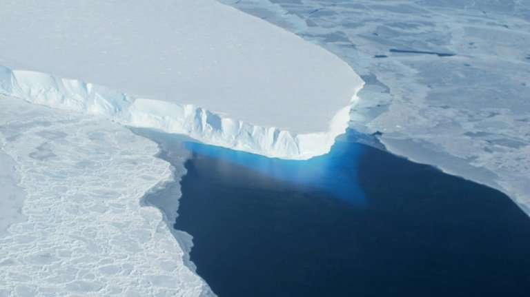 The fate of the Thwaites Glacier, seen here in an undated photo handout by NASA, is &quot;one of the big unknowns&quot; in Antar