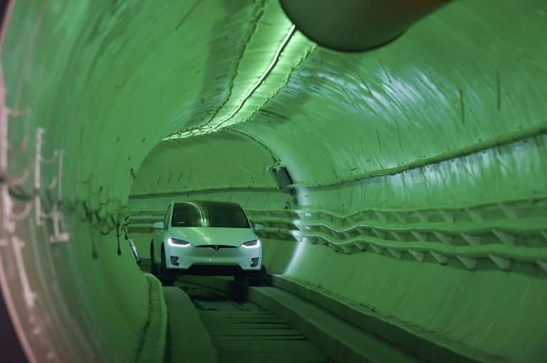 The idea for the tunnel project came to Elon Musk when he was fuming at the wheel of his car, trapped in traffic jams between hi