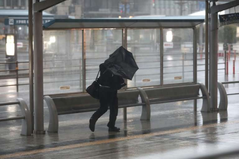 The Japanese weather agency has warned of record winds