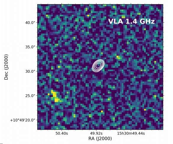 The most distant radio galaxy discovered