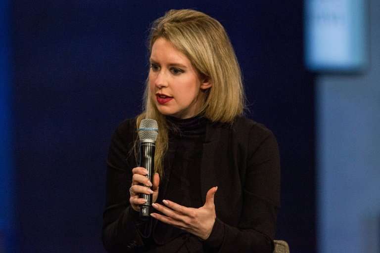 Theranos founder Elizabeth Holmes, a onetime Silicon Valley star who claimed to have developed a revolutionary blood-testing pro