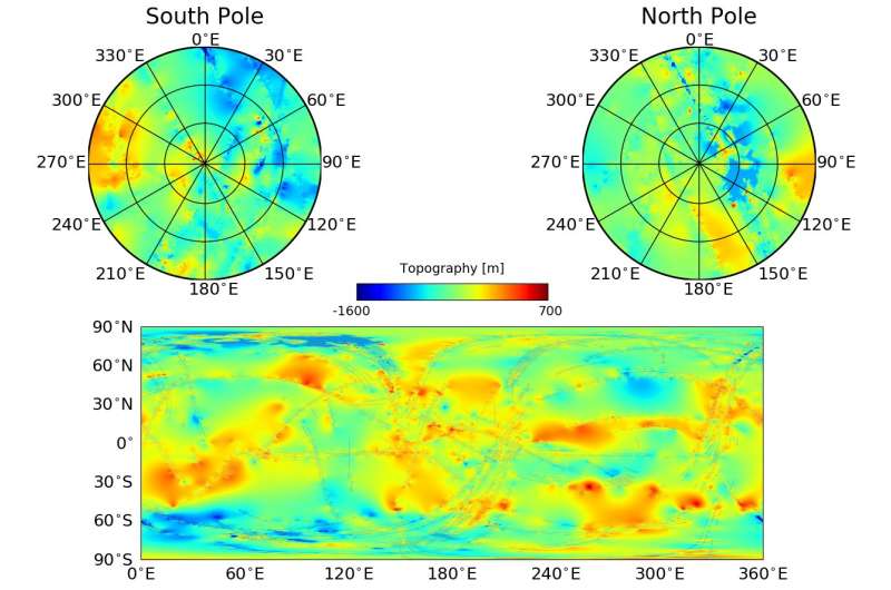 Titan topographic map unearths cookie-cutter holes in moon's surface