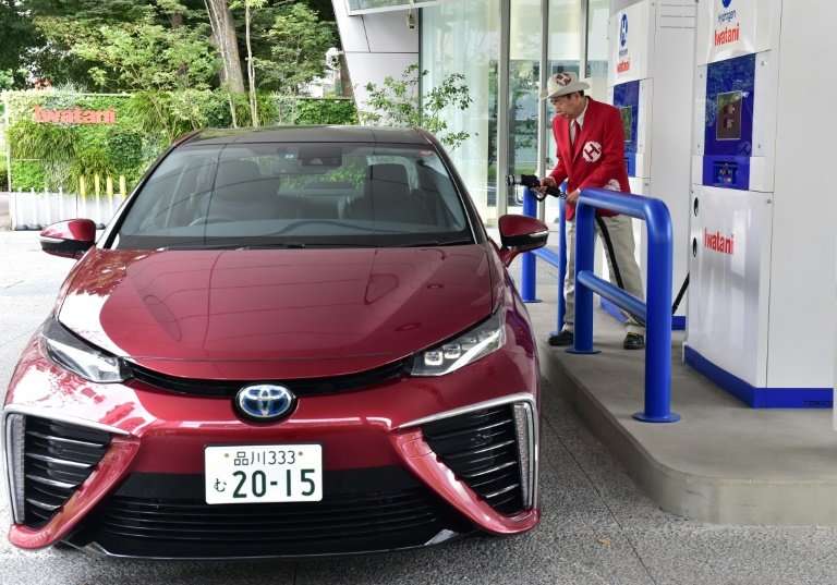 Toyota produced the world's first fuel-cell car