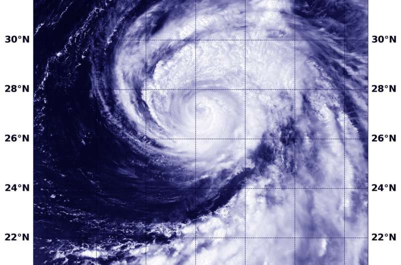 Typhoon Shanshan caught by NASA-NOAA's Suomi NPP satellite