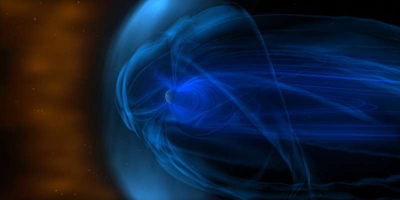 UMD-led study shows how Earth slows the solar wind to a gentle breeze
